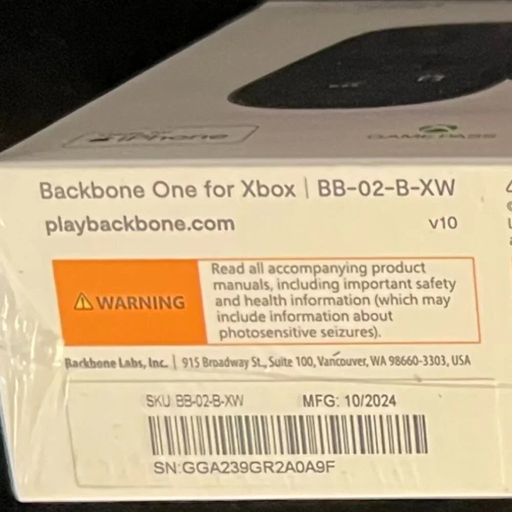 Backbone One Lightning Mobile Gaming Controller NIB